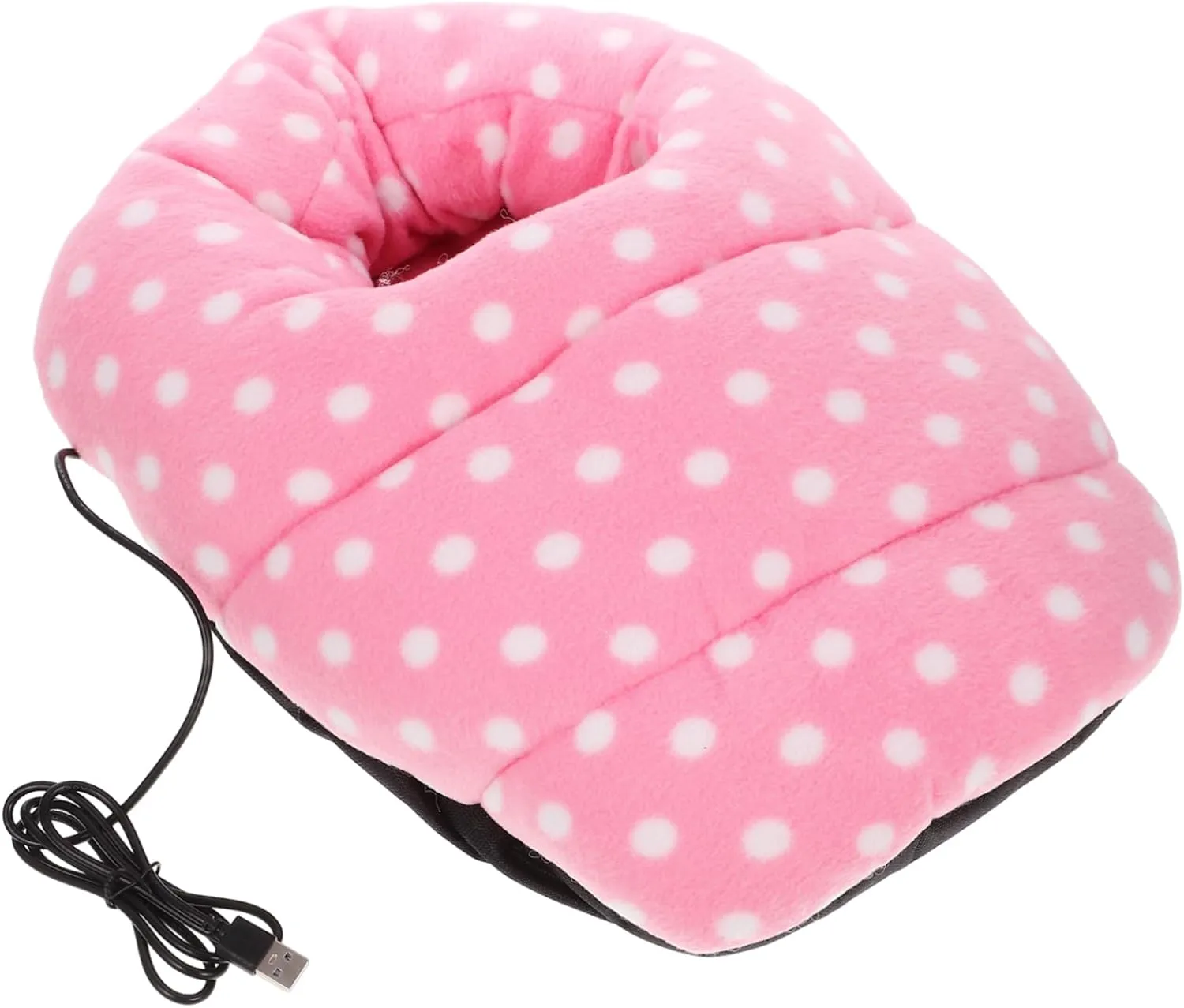 Foot Warmer Electric Heated Shoes Toe Warmers Small Heating Pad Washable Water Resistant for Home Random