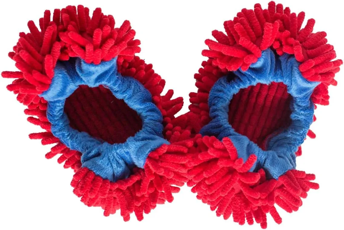 Fun & Function - Anemone Floor Sliders - Kids Sensory Mop Slippers for Floor Cleaning and Playing - Hand and Foot Mop Socks - Mop Slippers for Kids