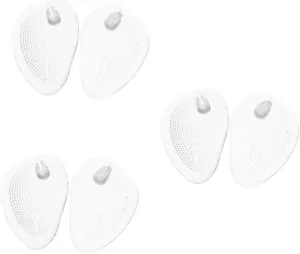GALPADA 1 Pair Forefoot Cushion Gel Pads for Skid Resistant Cushioning for Men and Women Transparent Design Fits All Relief and Comfort