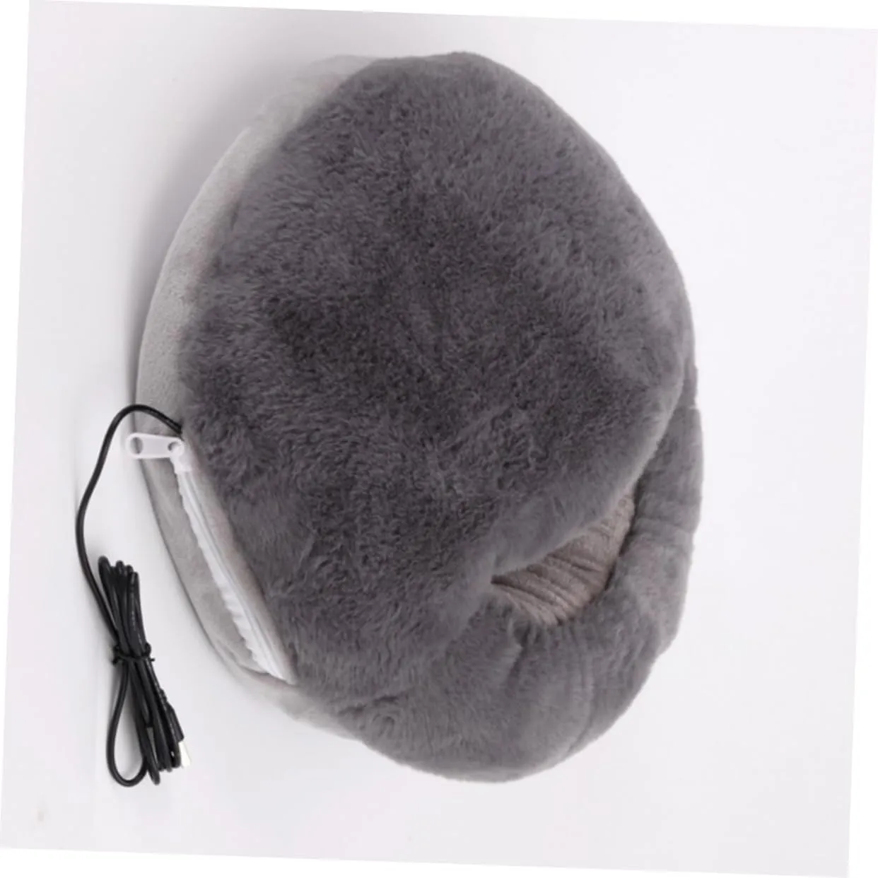 GALPADA Plush Foot Warmer Fast Slippers Massagers Electric Winter Foot Heating Slipper Slippers for Men Office