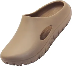 Garden Clogs for Women and Men, Arch Support Work Shoes Comfort Non-Slip Waterproof Mules Nurse Sandals, Slip-on Outdoor Beach Slippers Unisex Adult Classic Closed Toe Slides