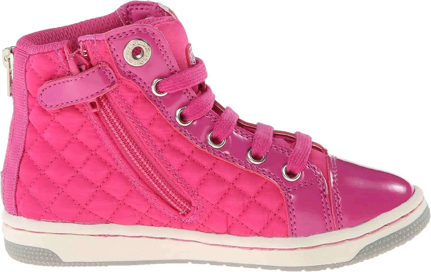 Geox Girl Jr Creamy 14 High Top Qui Sneaker