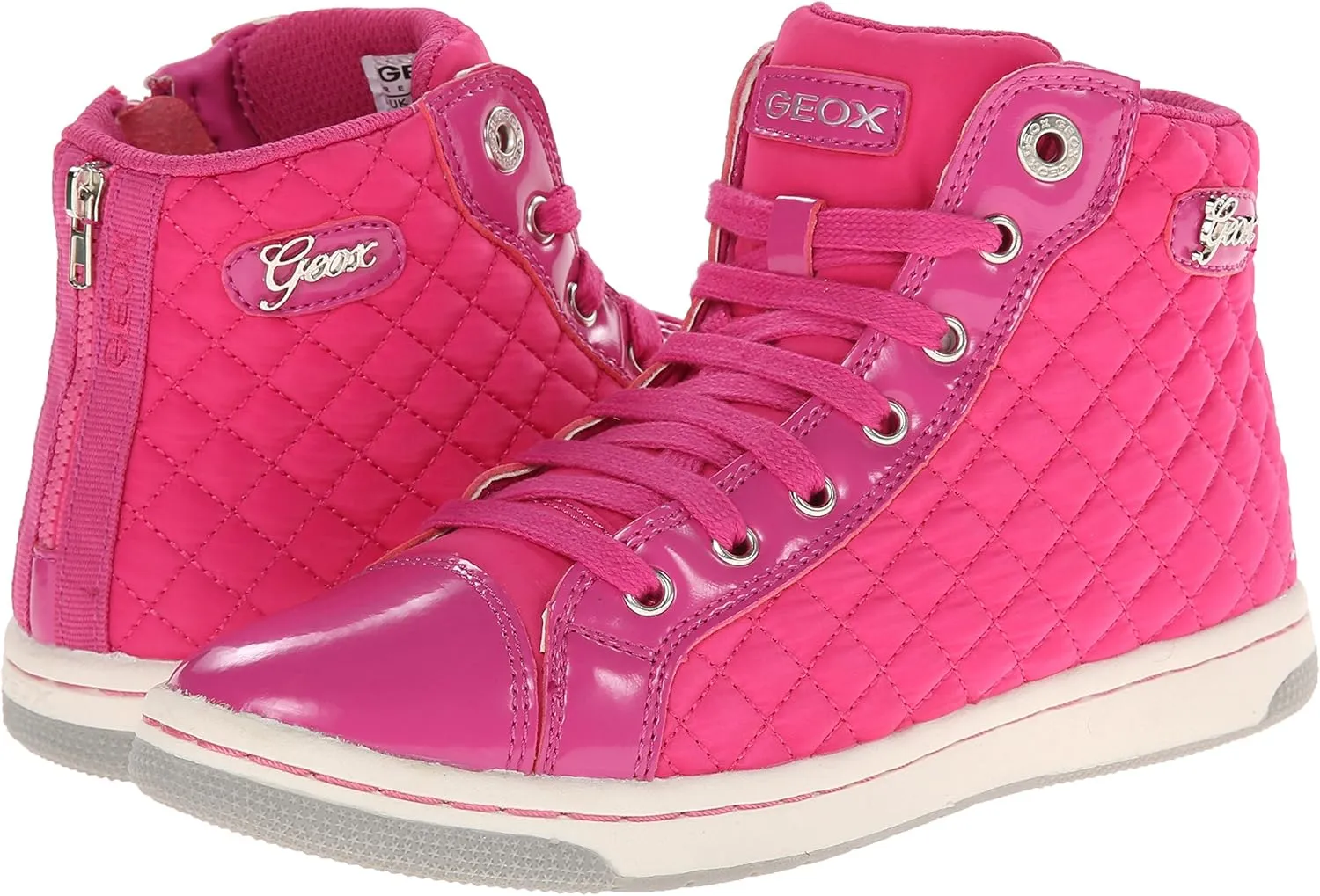 Geox Girl Jr Creamy 14 High Top Qui Sneaker