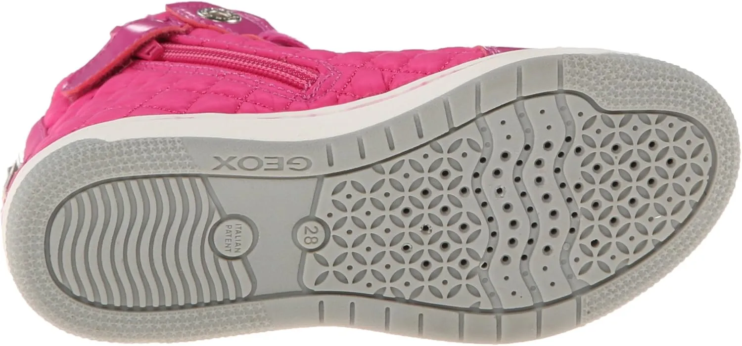 Geox Girl Jr Creamy 14 High Top Qui Sneaker