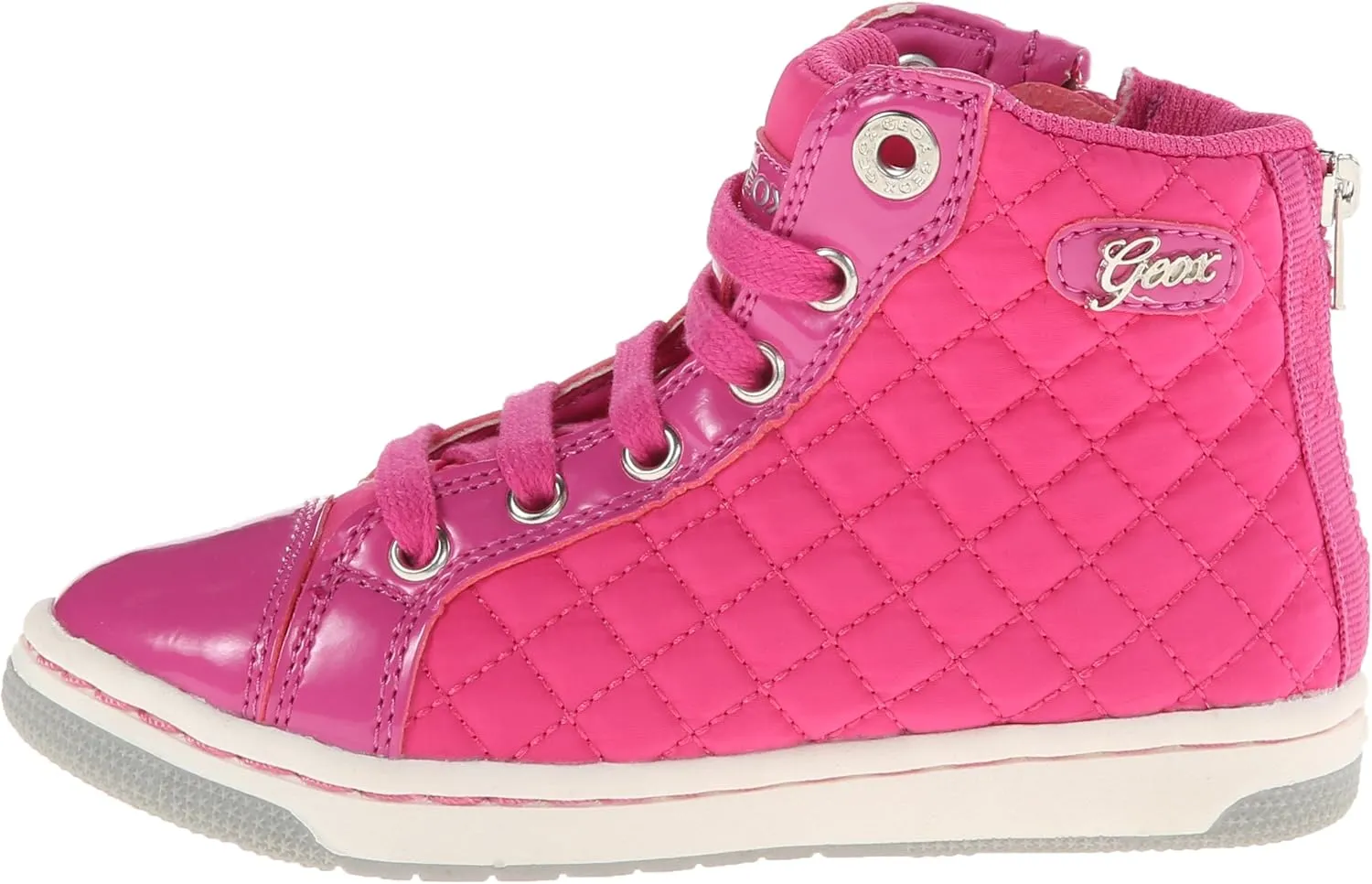 Geox Girl Jr Creamy 14 High Top Qui Sneaker