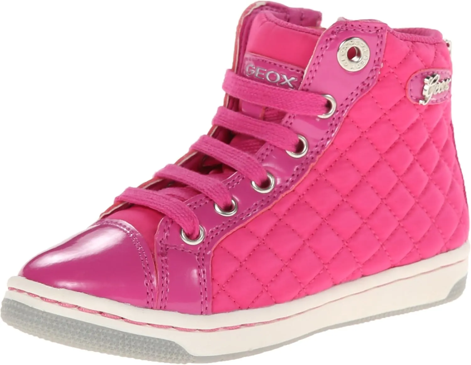 Geox Girl Jr Creamy 14 High Top Qui Sneaker