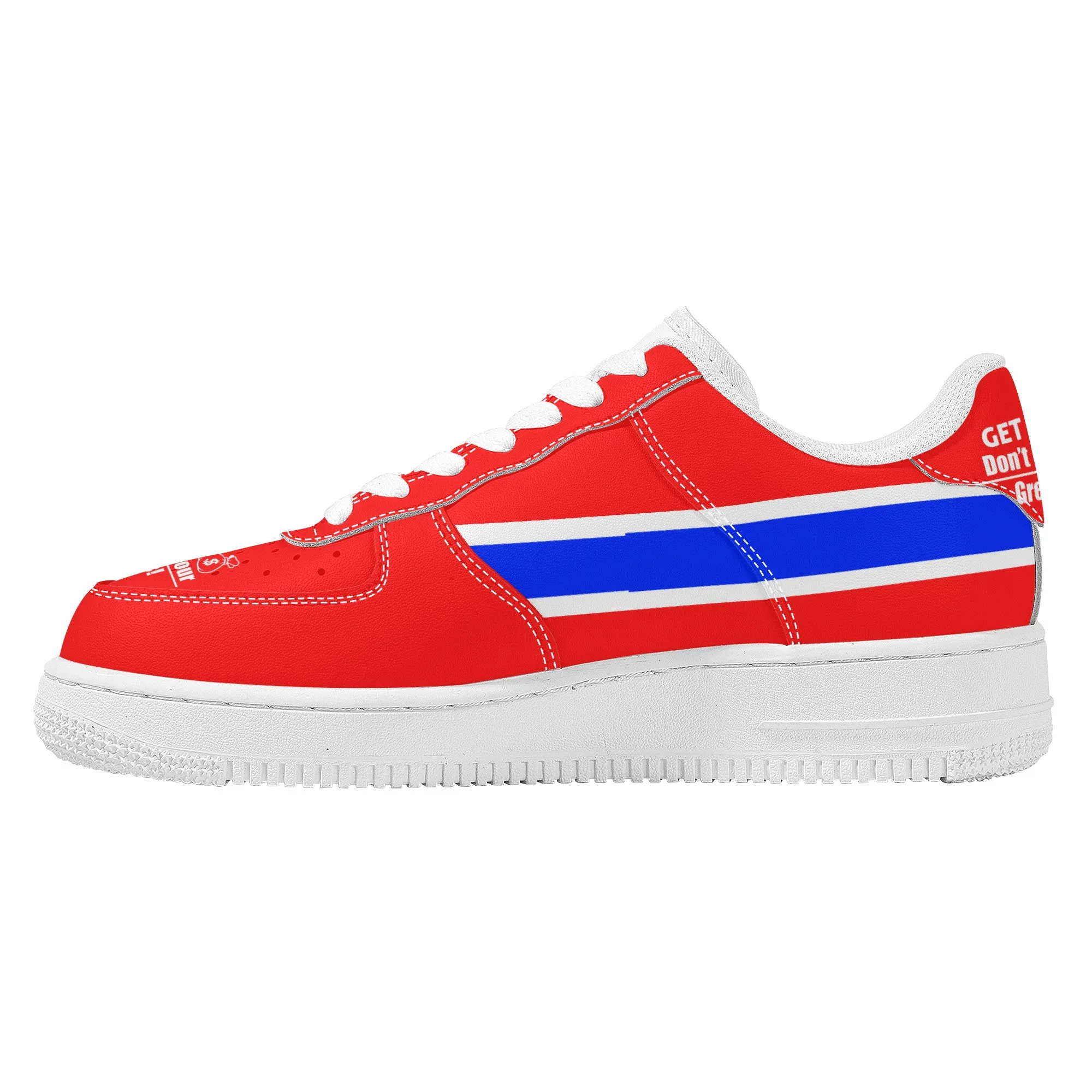 Get That Bag, Low Top Unisex Sneaker