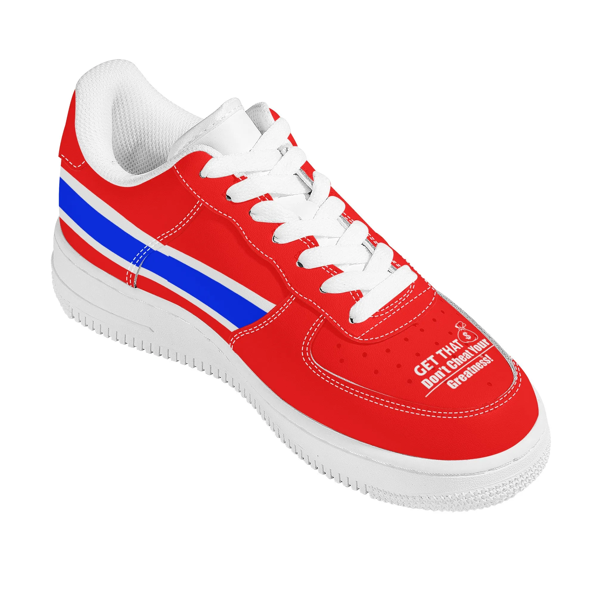 Get That Bag, Low Top Unisex Sneaker