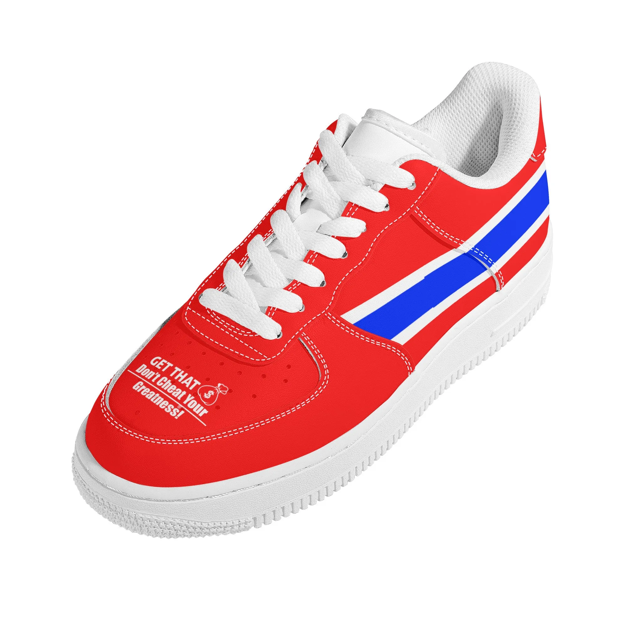 Get That Bag, Low Top Unisex Sneaker