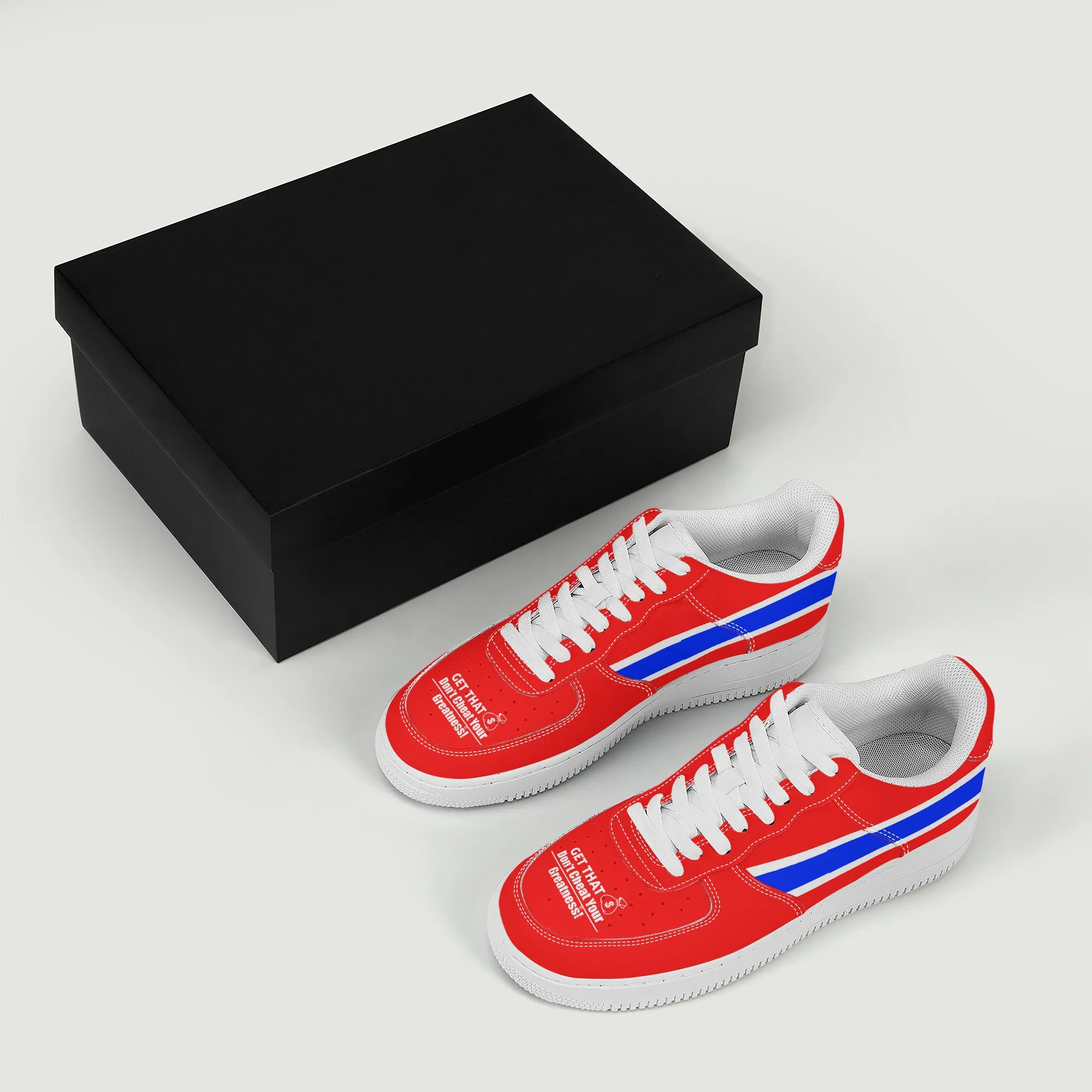 Get That Bag, Low Top Unisex Sneaker