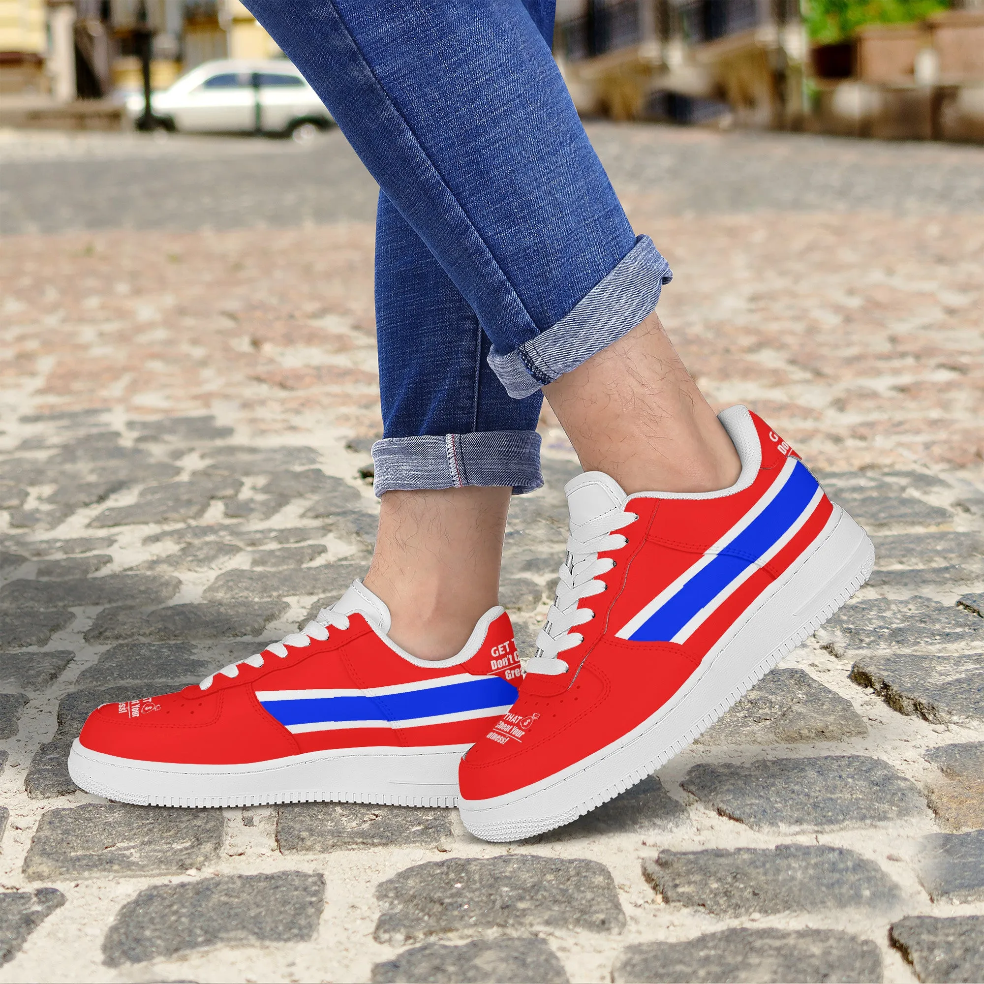 Get That Bag, Low Top Unisex Sneaker