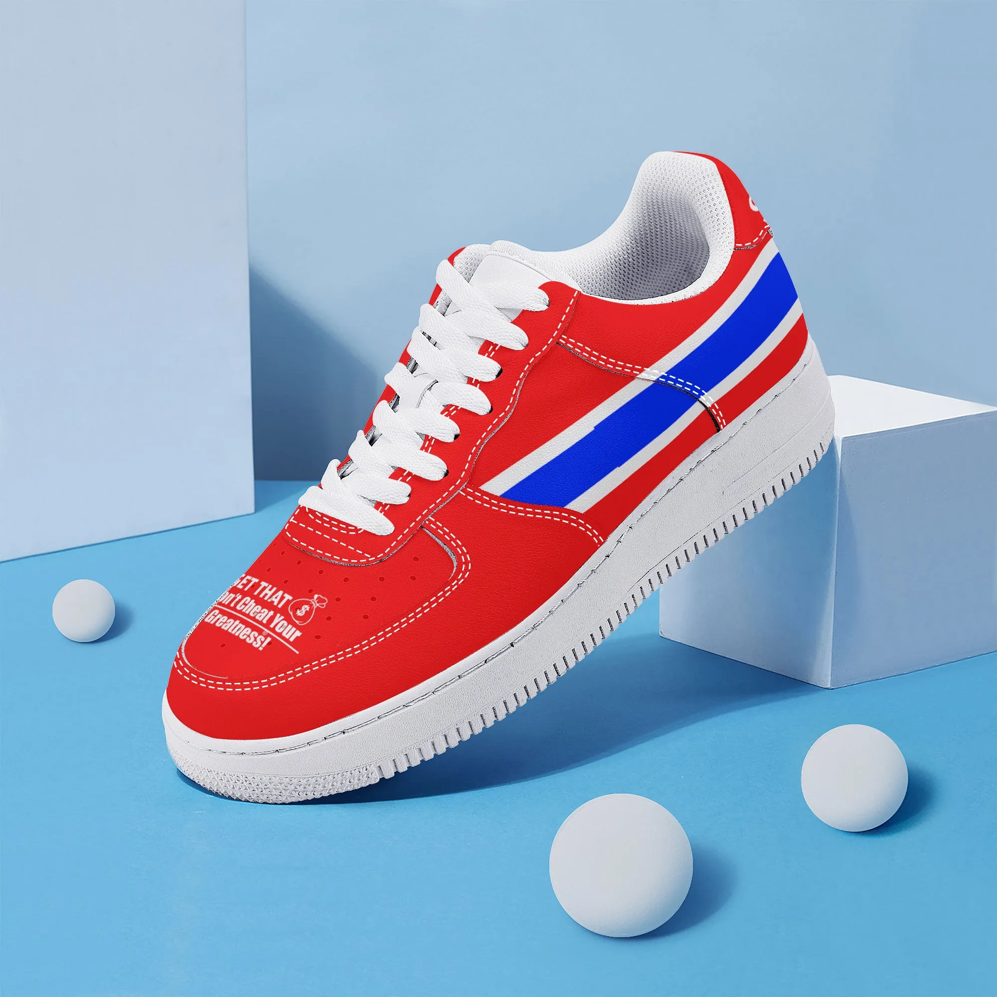 Get That Bag, Low Top Unisex Sneaker