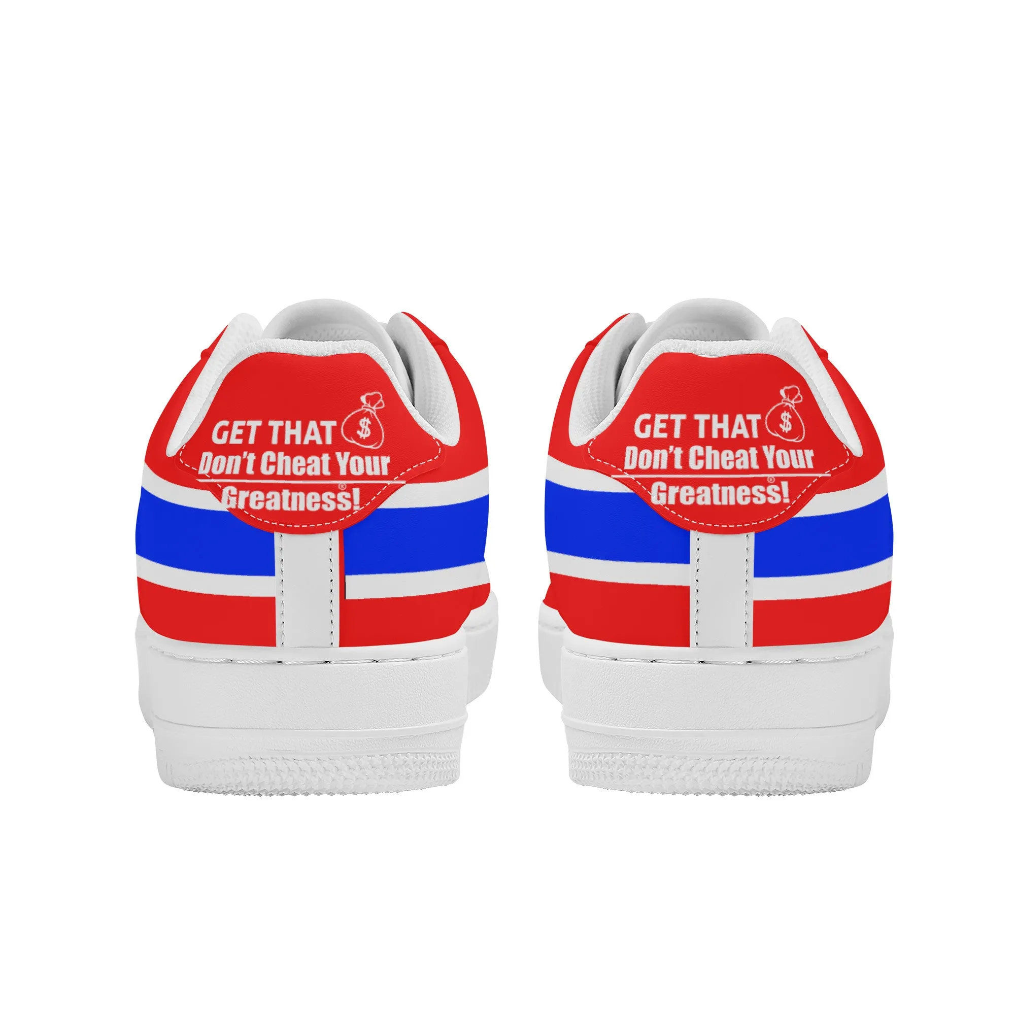Get That Bag, Low Top Unisex Sneaker