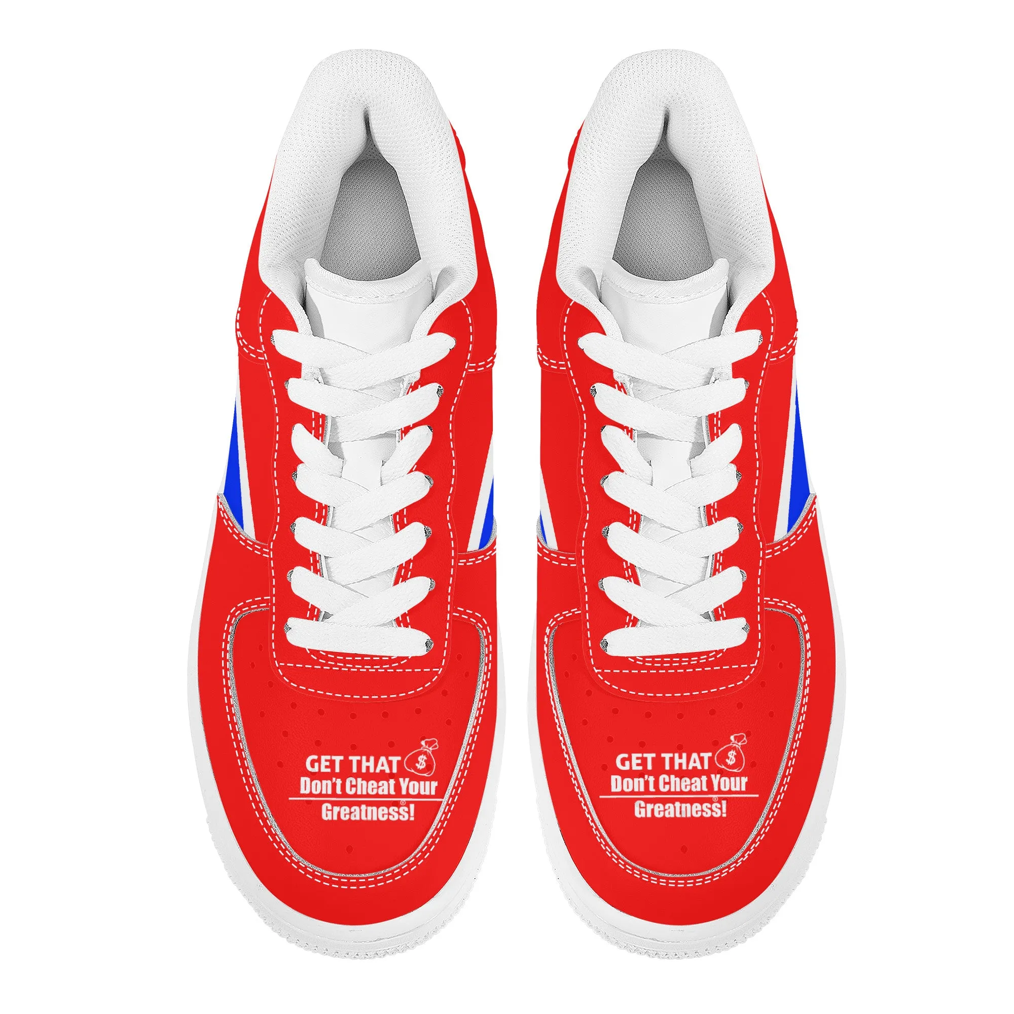 Get That Bag, Low Top Unisex Sneaker