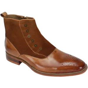 Giovanni Kendrick Leather Button Up Dress Boot