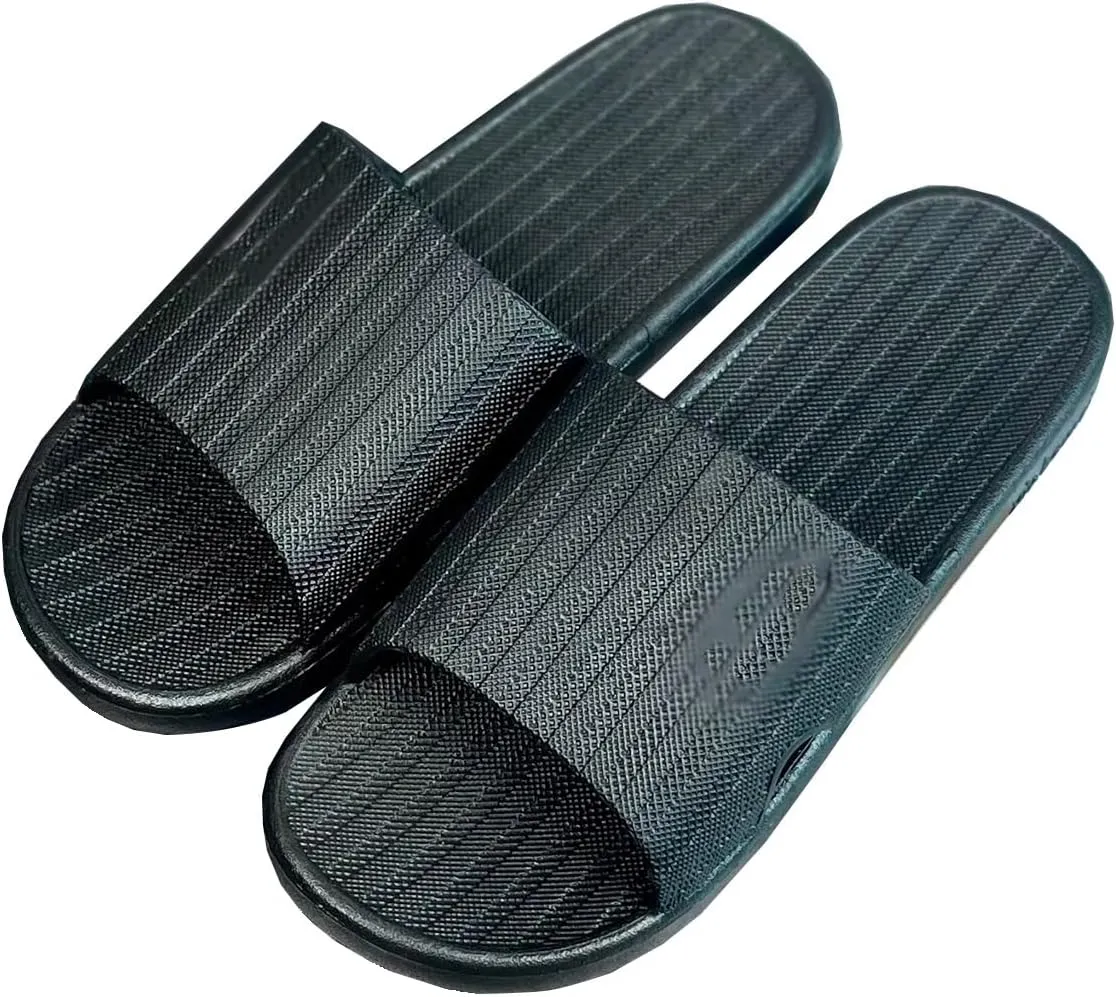 GIZNXBA Casual Sandals Slippers For Men Indoor Womens Open Toe Shower Shoes House Bathroom Non-slip Wearable Slippers Summer For Bath Shower