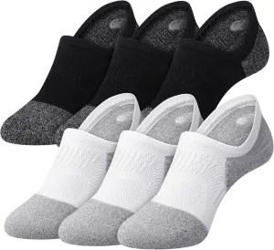 Gonii No Show Socks Womens Athletic Compression Running Low Cut Cushioned Socks 5 Pairs