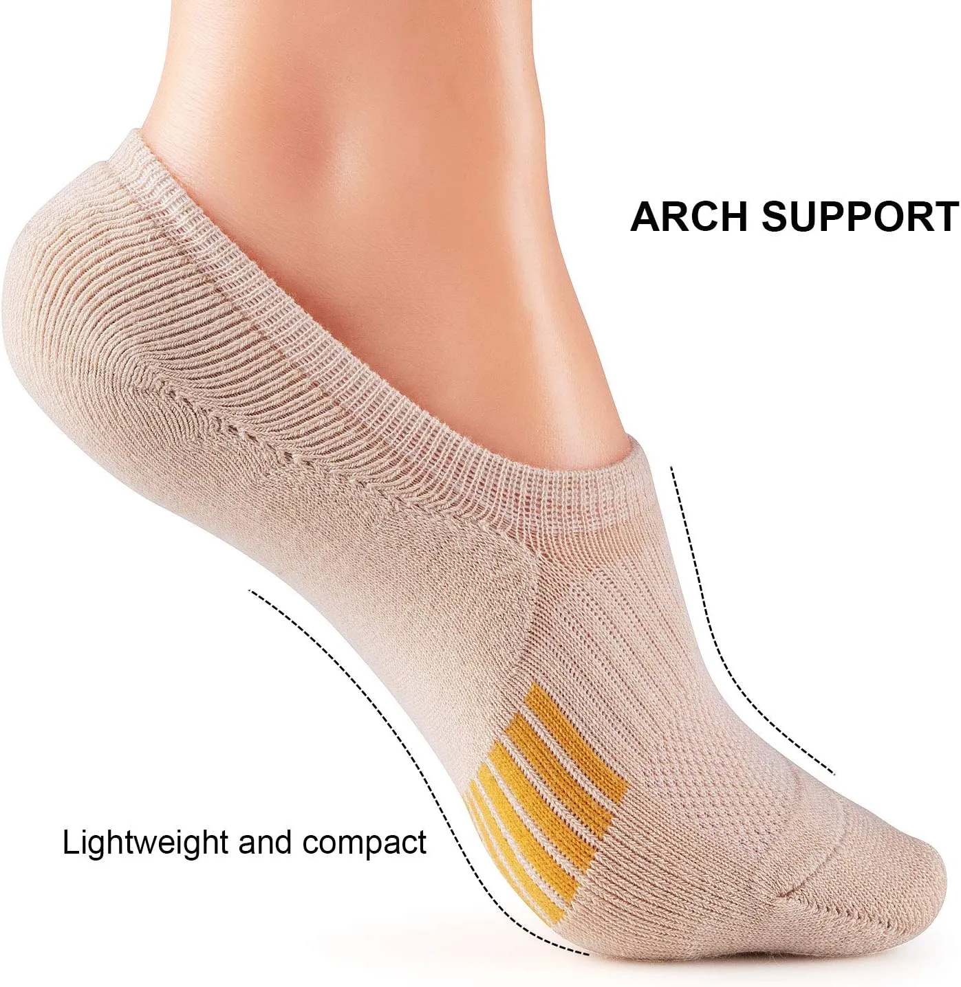 Gonii Womens No Show Socks Athletic Ankle Socks Cushioned Running Low Cut 5-8 Pairs