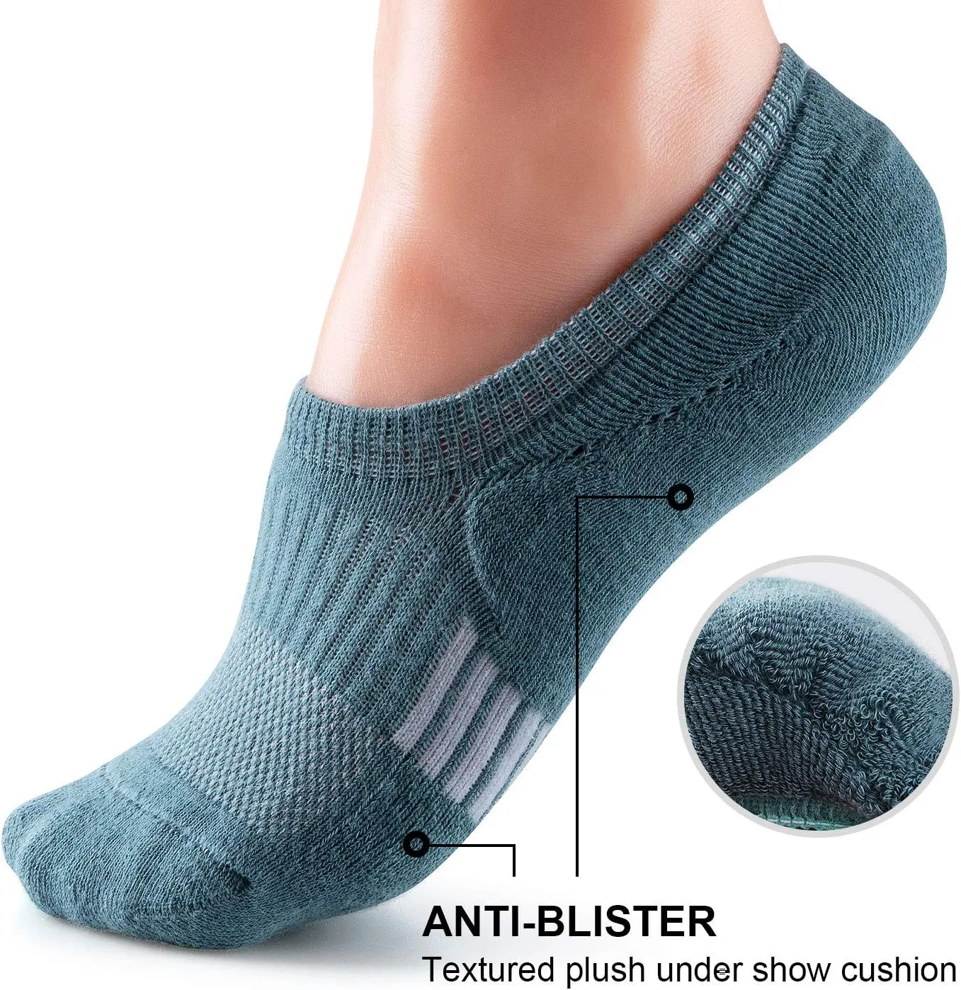 Gonii Womens No Show Socks Athletic Ankle Socks Cushioned Running Low Cut 5-8 Pairs