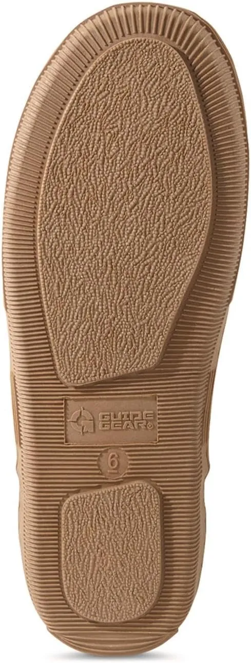 Guide Gear Women's 10" Suede Slipper Boots, Fuzzy Indoor Outdoor Ladies House Booties