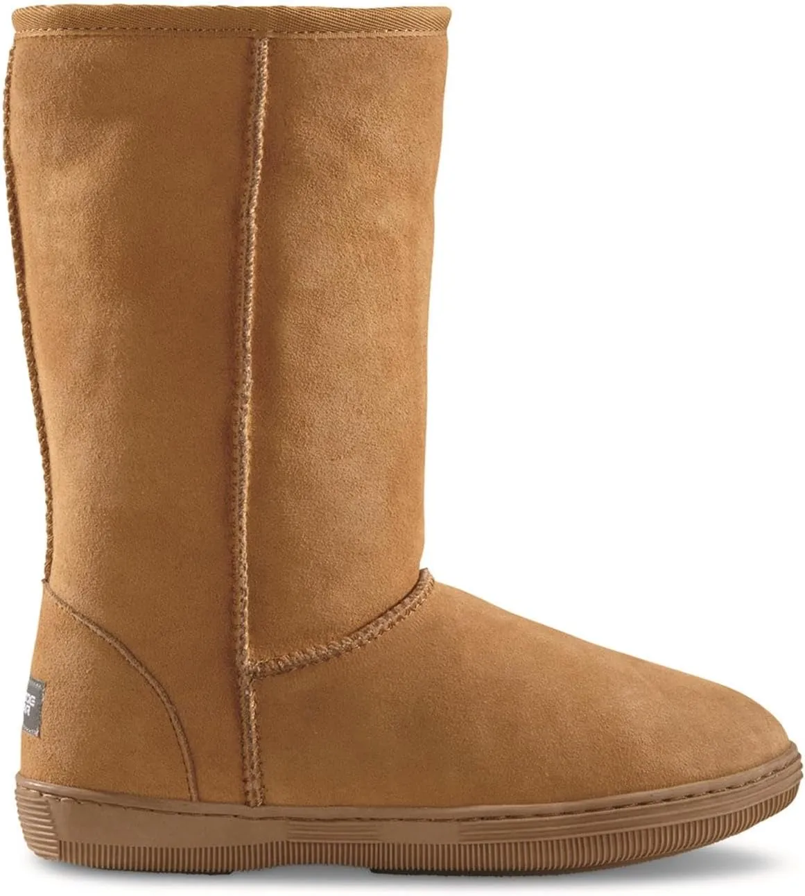 Guide Gear Women's 10" Suede Slipper Boots, Fuzzy Indoor Outdoor Ladies House Booties