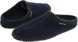 HAFLINGER AS Classic Slipper Blue EU 47 (US Men's 14) Medium
