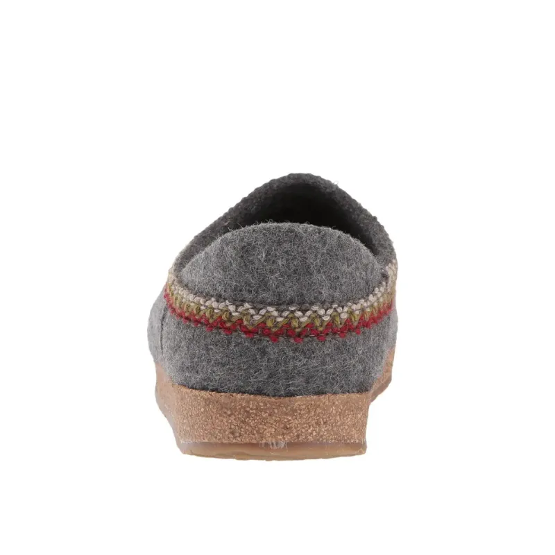 Haflinger GZH Zigzag Slipper – Grey