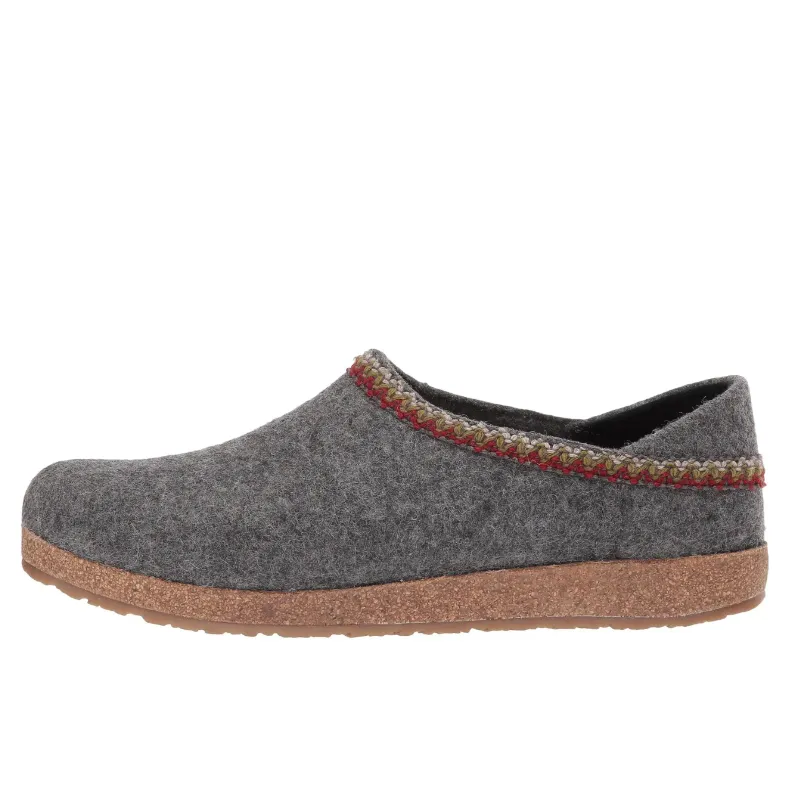 Haflinger GZH Zigzag Slipper – Grey