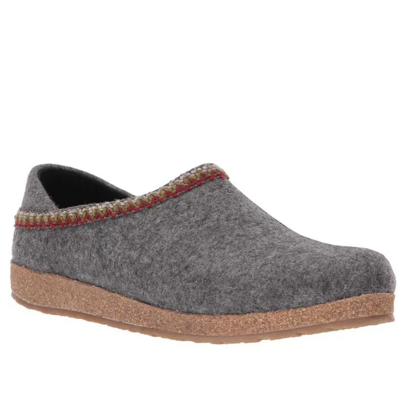 Haflinger GZH Zigzag Slipper – Grey