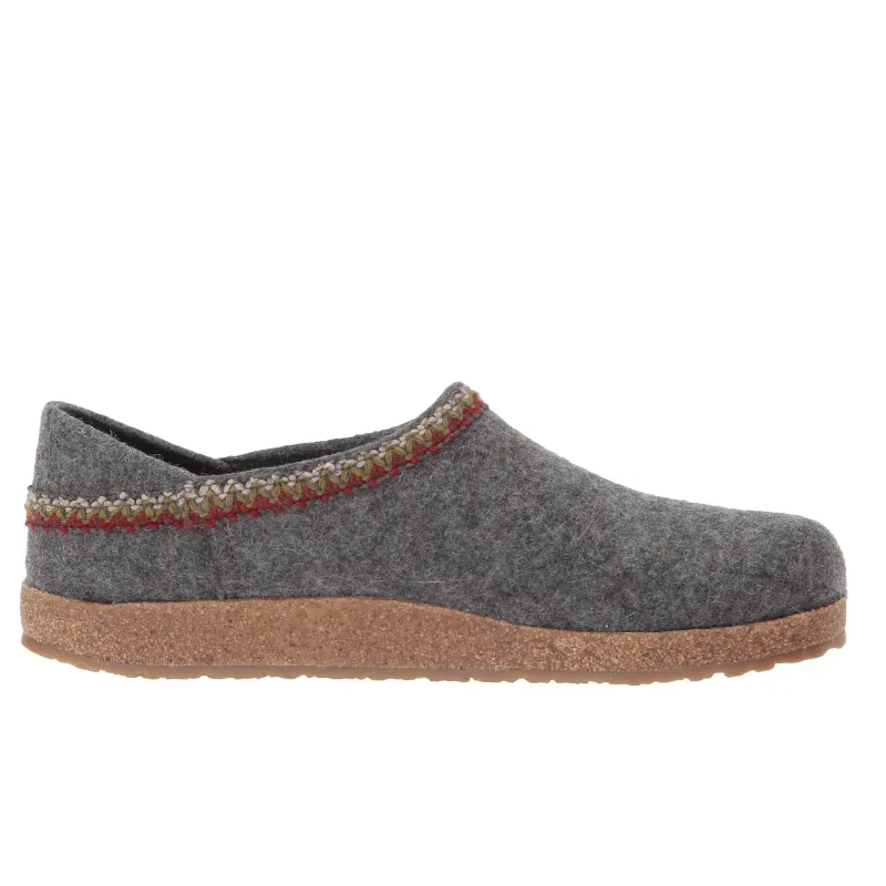 Haflinger GZH Zigzag Slipper – Grey