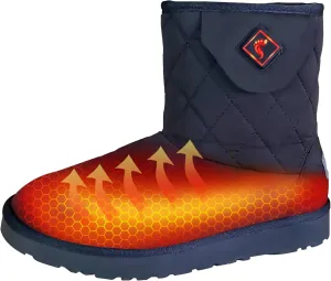 Heated Slipper Boot for Men and Women – Upgraded 2024 Edition Rechargeable Foot Wear with 3 Temperature Settings Keep Feet Warm up to 11 Hours with 3000mAh Battery Unisex