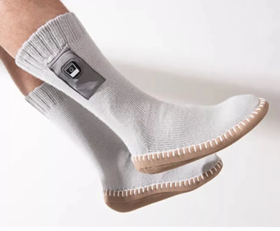 Heated Slipper Socks by Sharper Image