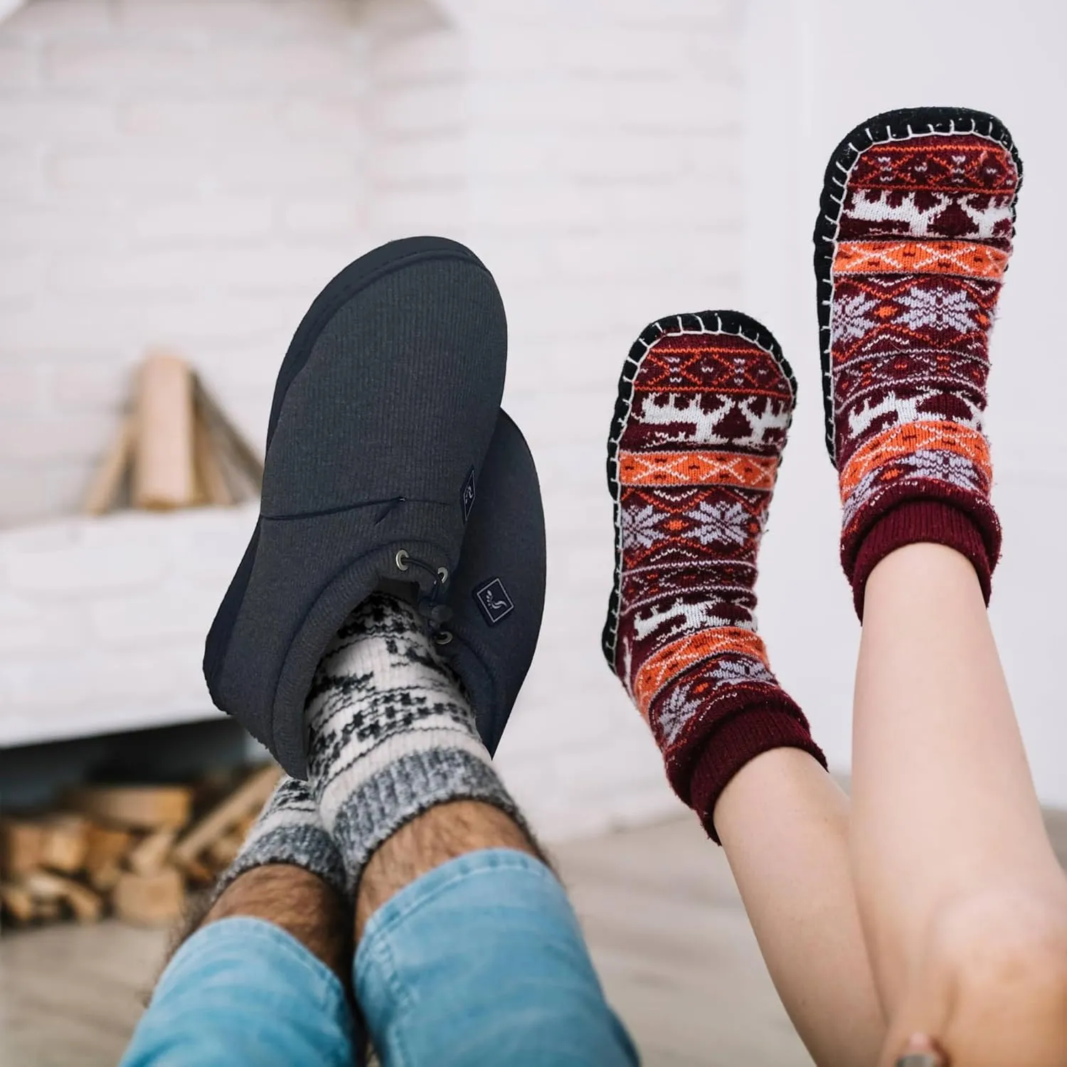 Heated Slippers for Men and Women – Rechargeable Foot Wear with 3 Temperature Settings Keep Feet Warm up to 11 Hours with 2000mAh 7.4 Volt Battery