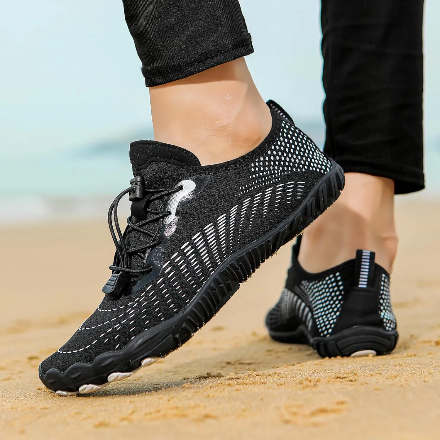 Hike Barefoot Shoes for Women Men Heathy Walking Slip On Sneakers Wide Toe Box Athletic Outdoor Sneakers Breathable Barefoot Vitality Water Shoes Pool Swim Shoe Unisex