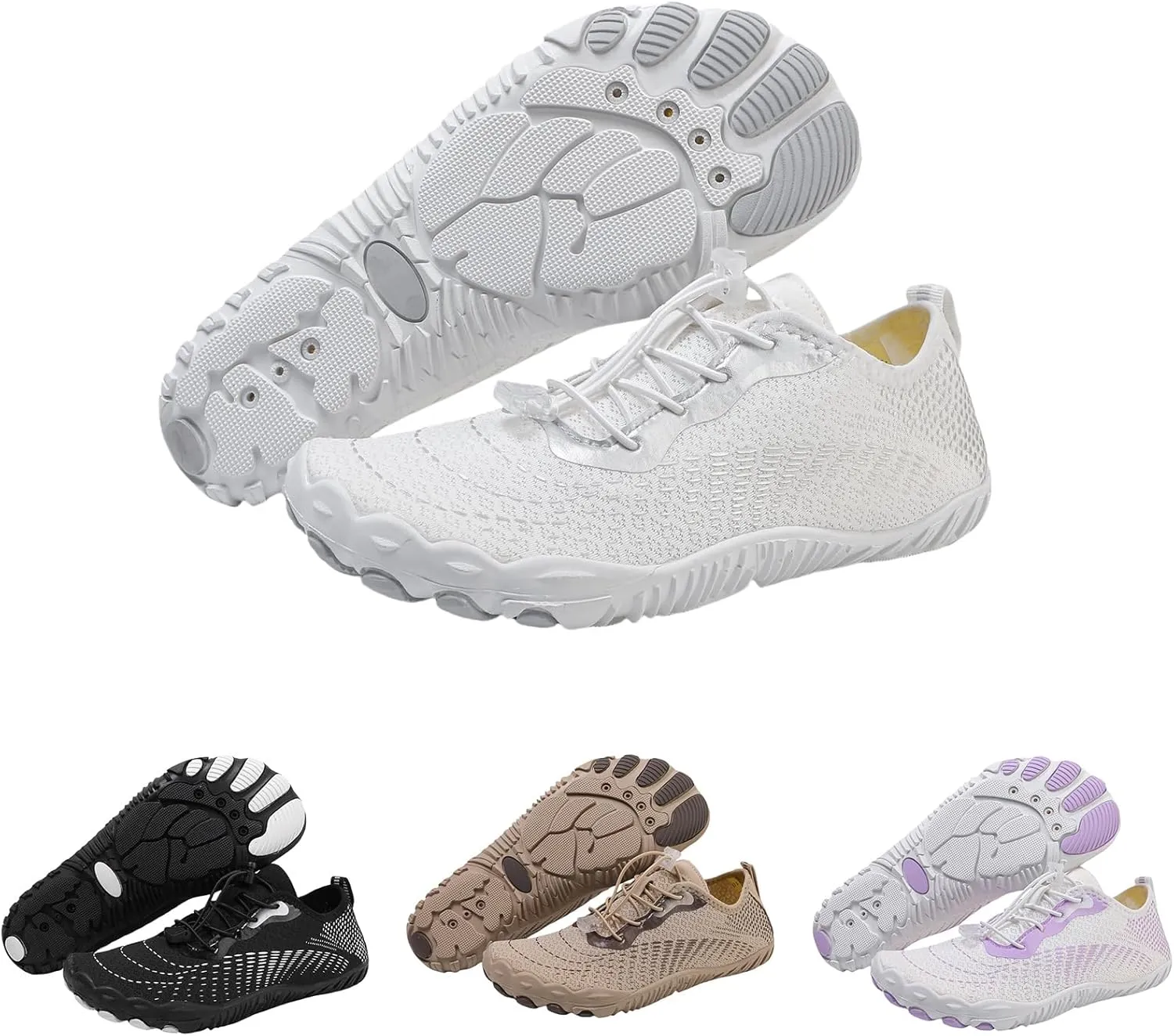 Hike Barefoot Shoes for Women Men Heathy Walking Slip On Sneakers Wide Toe Box Athletic Outdoor Sneakers Breathable Barefoot Vitality Water Shoes Pool Swim Shoe Unisex