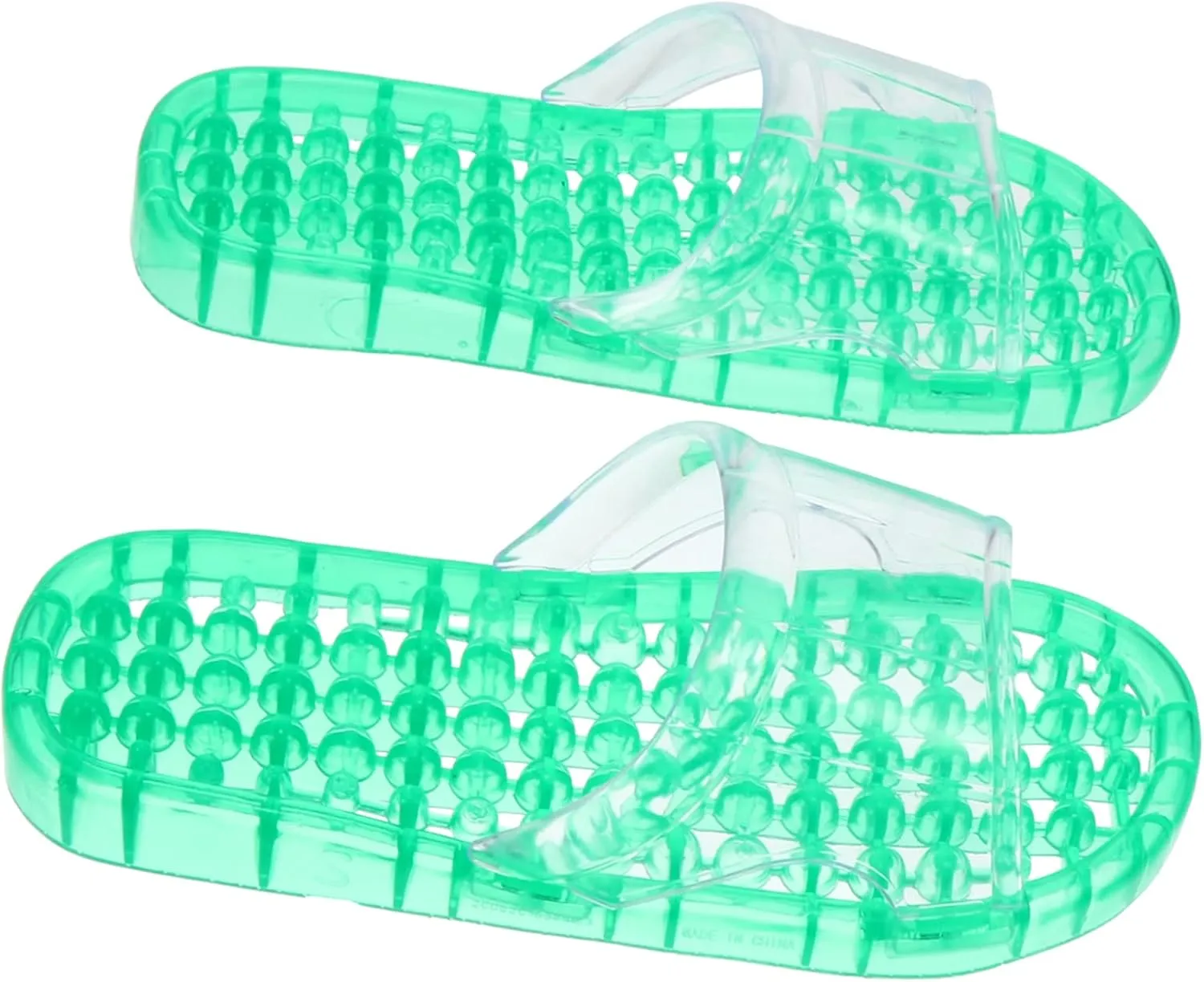 Hollowed Massage Slippers Draining Bathroom Slippers for Quick Drying Indoor Footwear