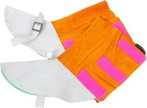 Homoyoyo Leather Welding Spats Pack Welder Shoe Protectors Protective Boot Covers for Men Breathable