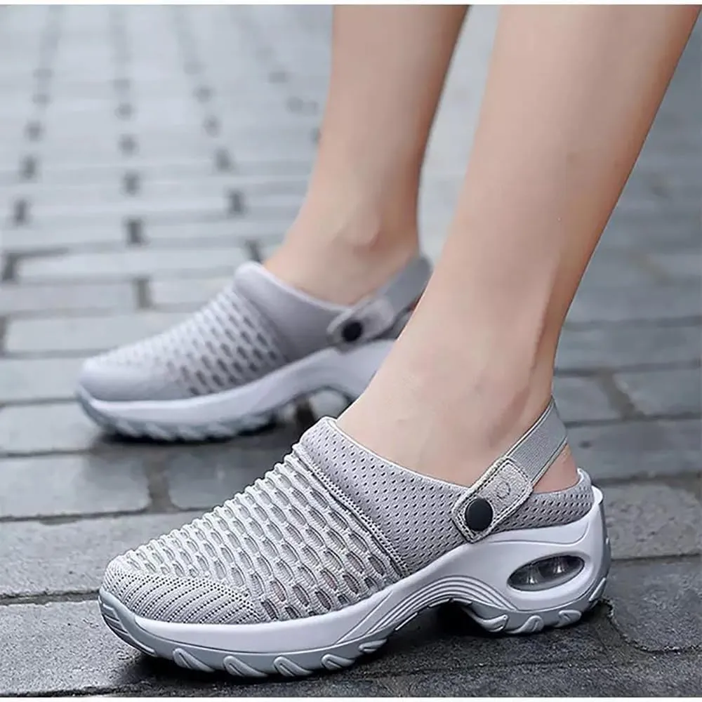 Hrtesus Women's Orthopedic Clogs with Air Cushion Support to Reduce Back and Knee Pressure, Slip-on Orthopedic Clogs for Women