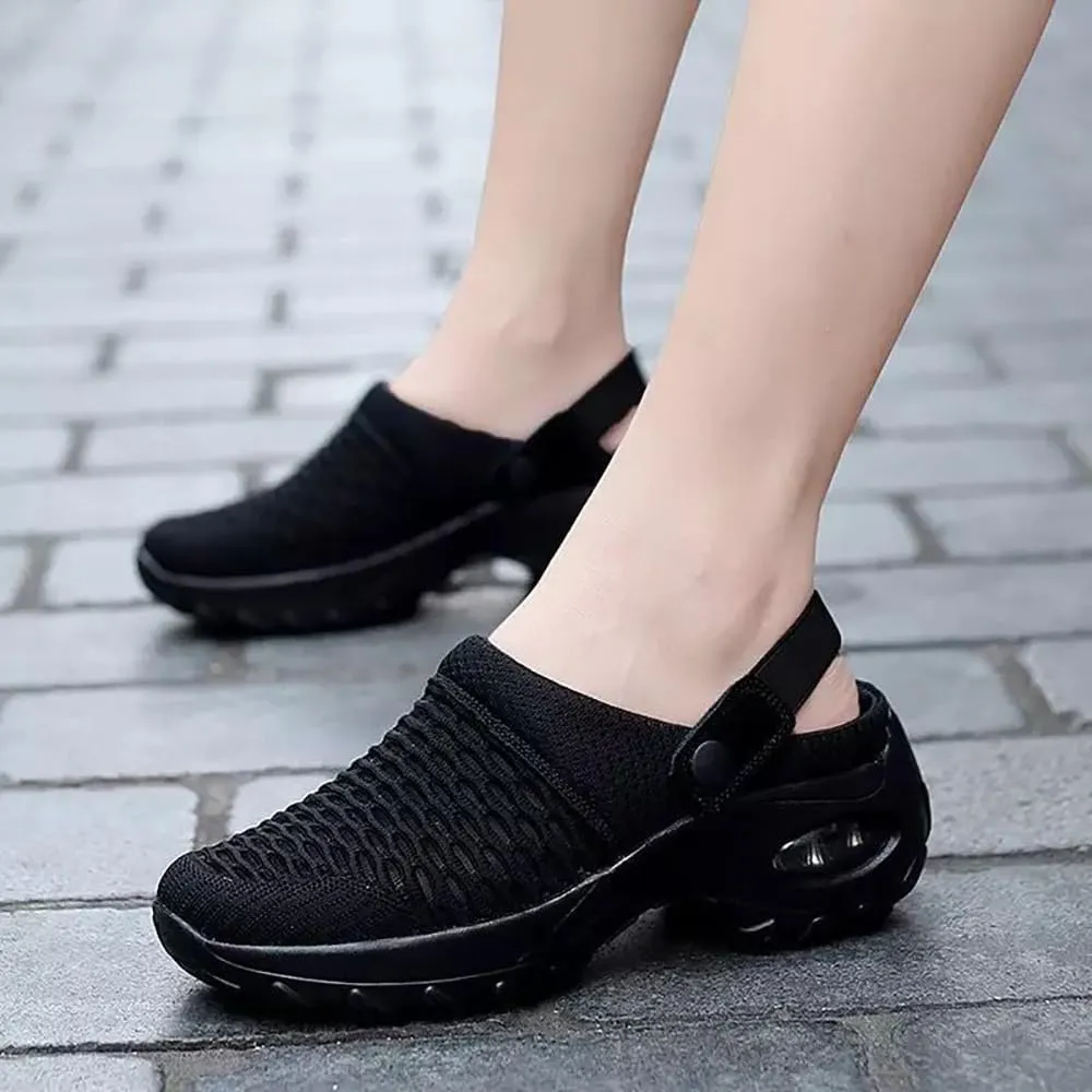 Hrtesus Women's Orthopedic Clogs with Air Cushion Support to Reduce Back and Knee Pressure, Slip-on Orthopedic Clogs for Women