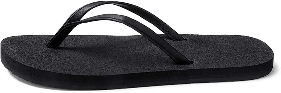 HYDLONGR Men's Women's Lightweight Summer Rubber Flip-Flops Beach Toe-Post Thong Sandals