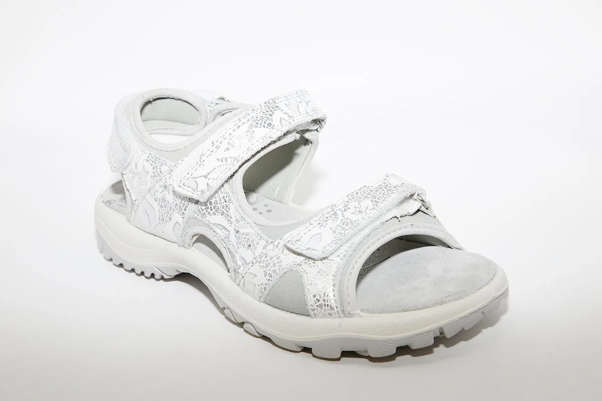 IMAC - VELCRO COMFORT SANDAL - SILVER