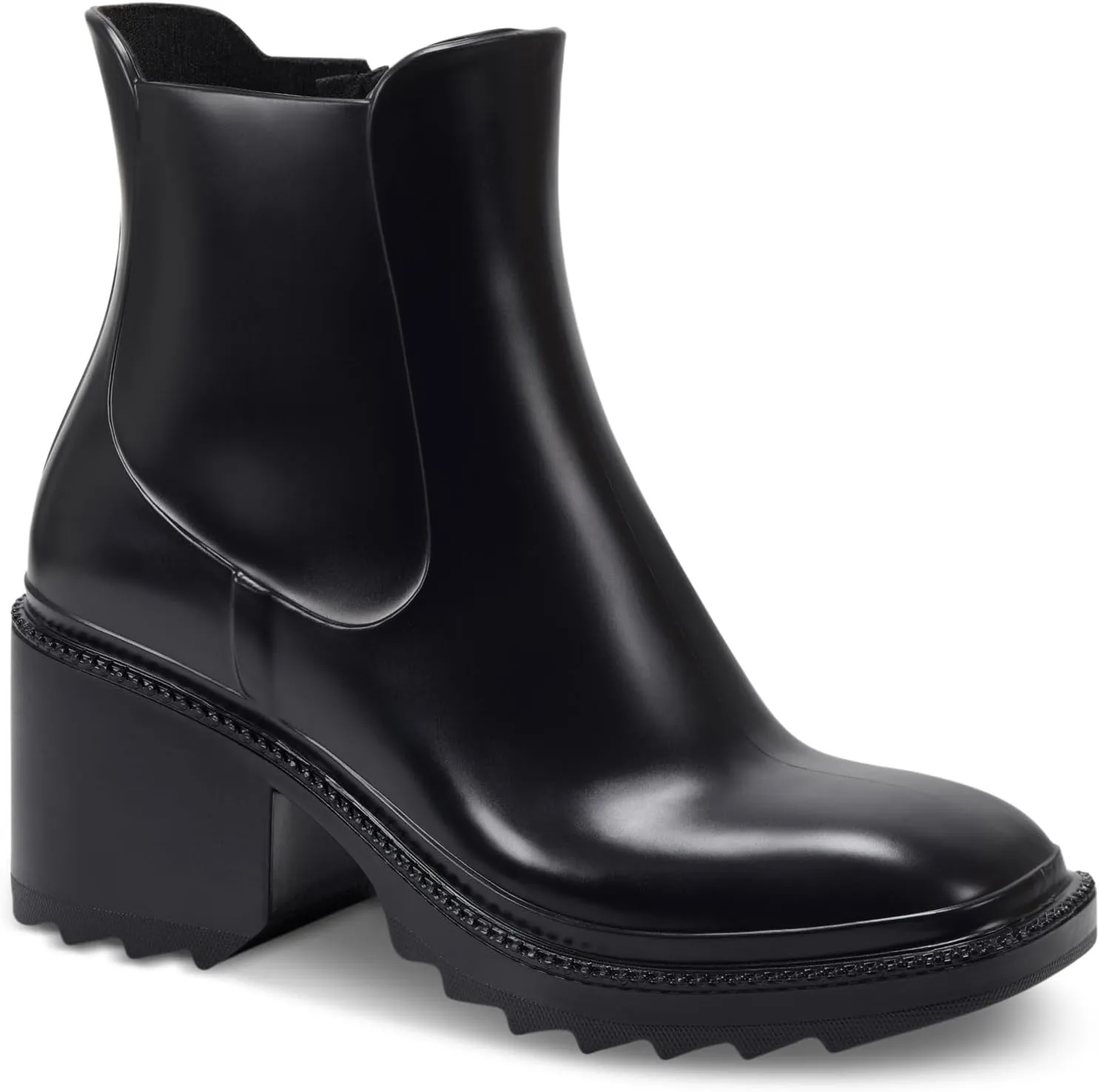 INC Womens Black Cushioned Eadin Round Toe Dress Boots Shoes 10 M