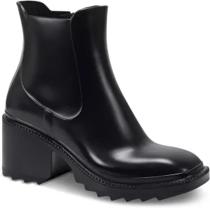 INC Womens Black Cushioned Eadin Round Toe Dress Boots Shoes 10 M