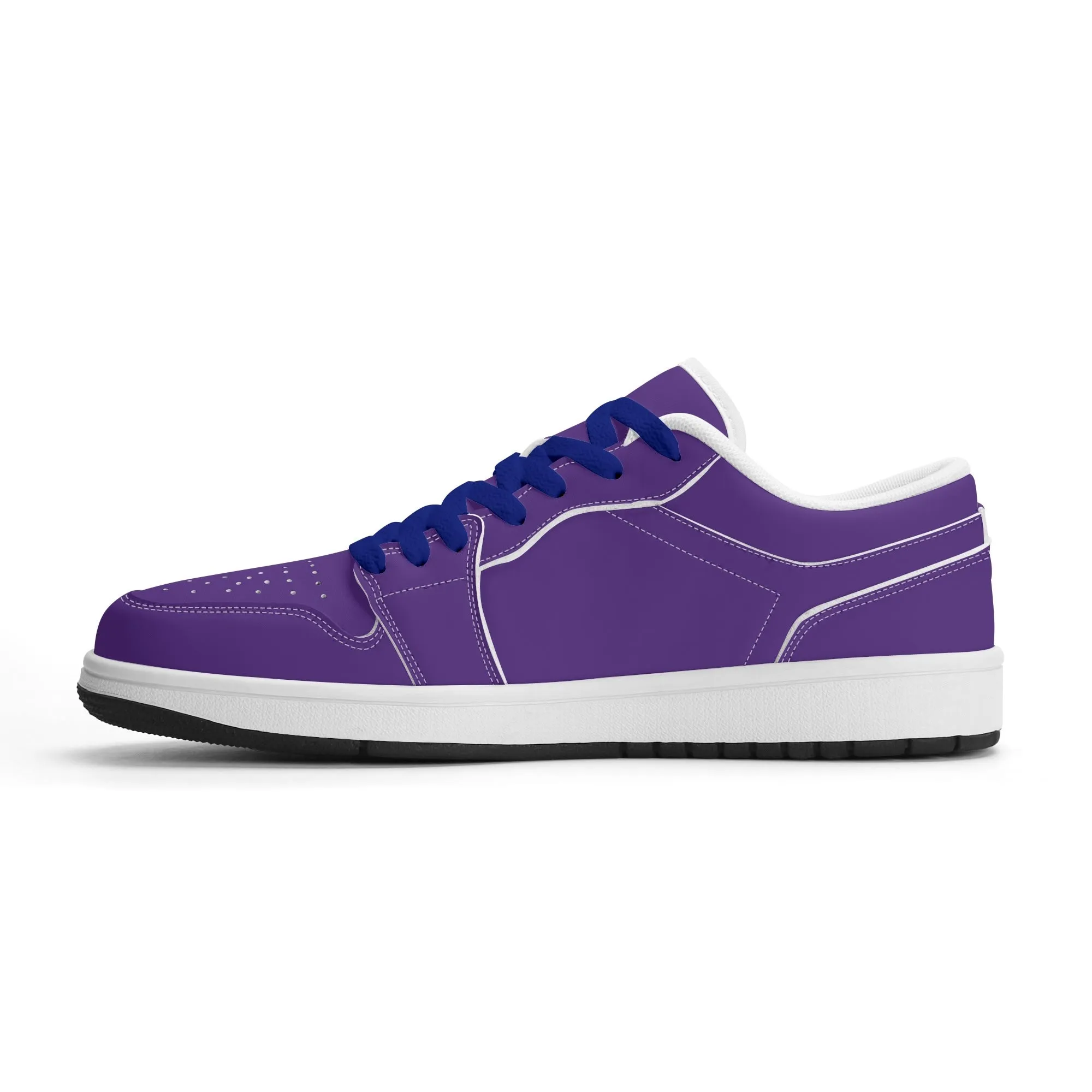 Indigo Low Top Leder Sneaker für Herren