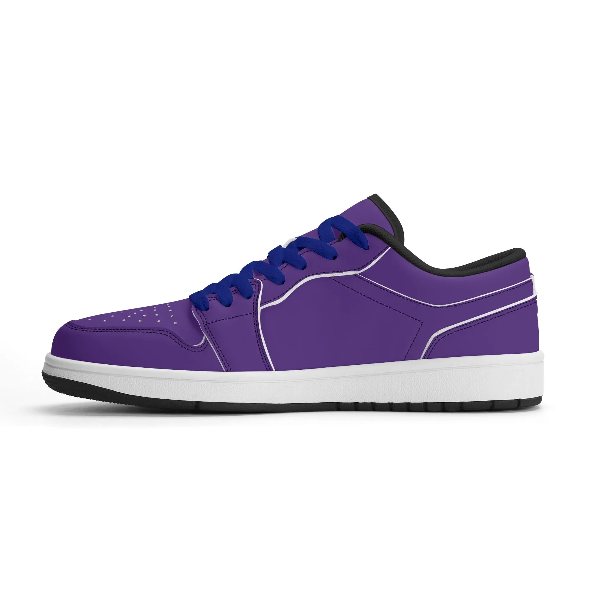 Indigo Low Top Leder Sneaker für Herren