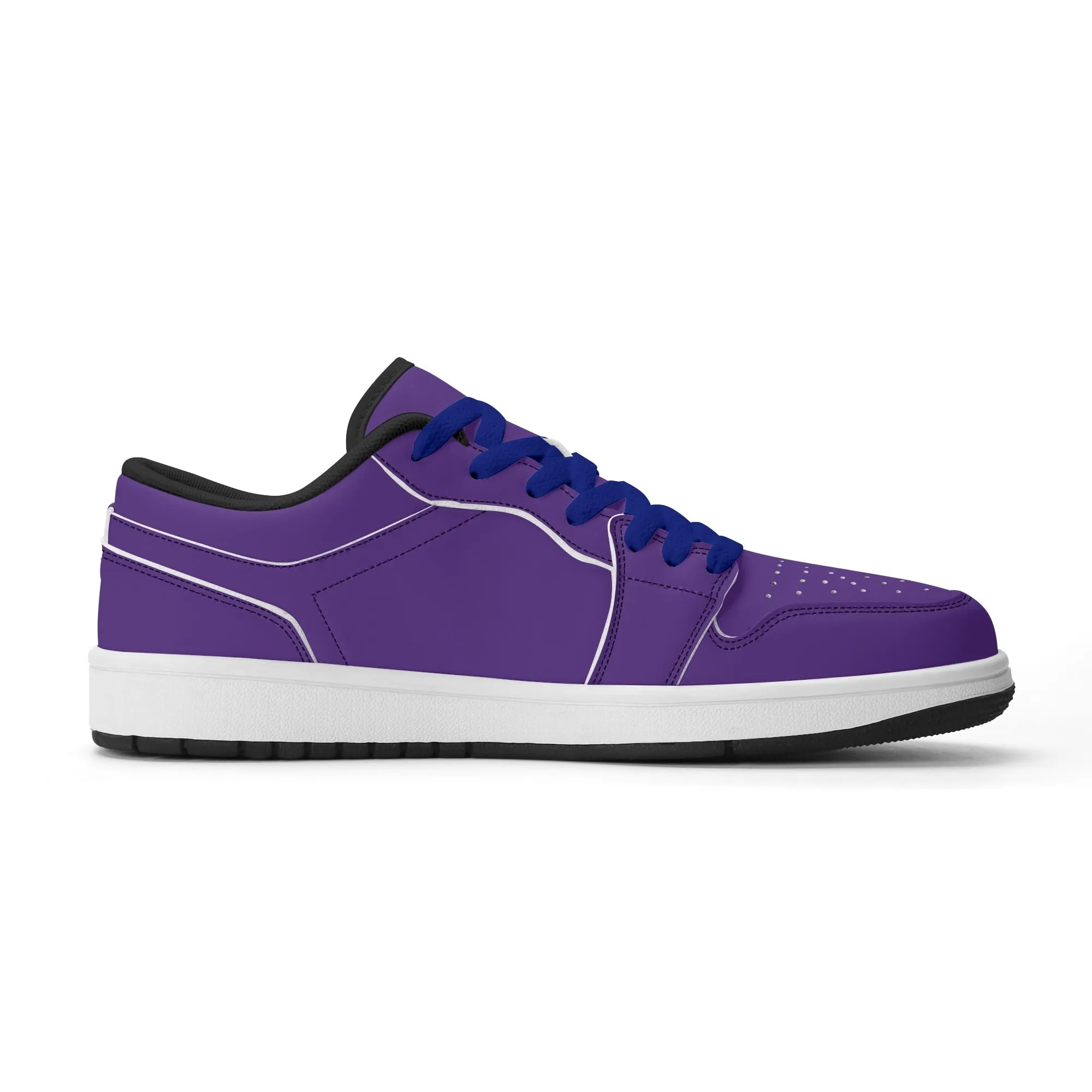 Indigo Low Top Leder Sneaker für Herren