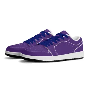 Indigo Low Top Leder Sneaker für Herren