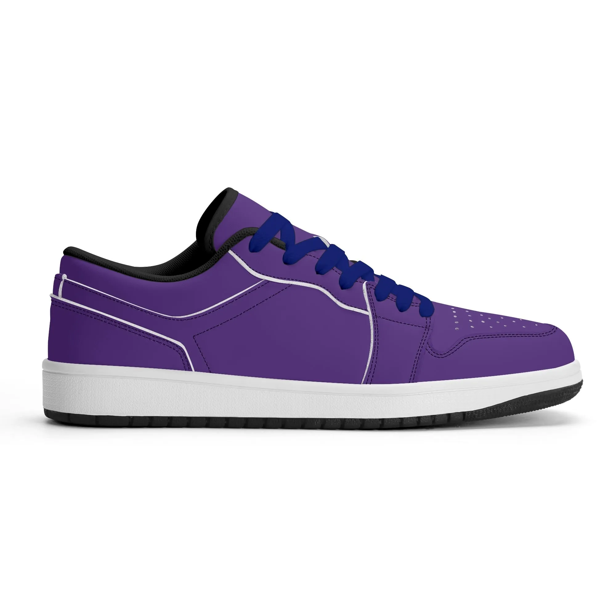 Indigo Low Top Leder Sneaker für Herren