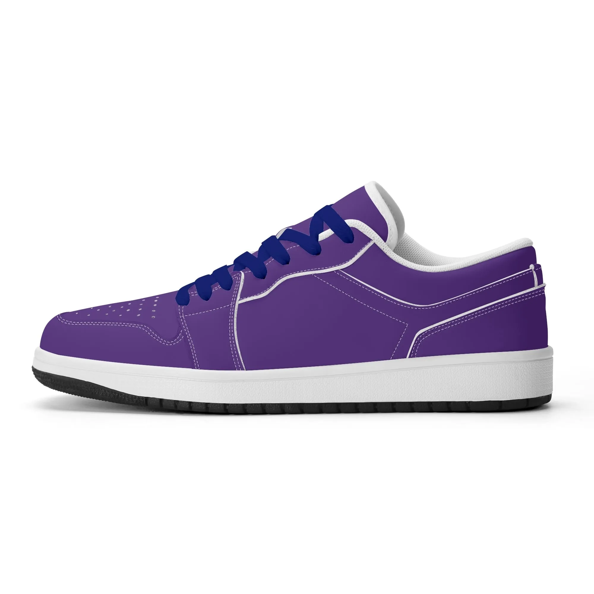 Indigo Low Top Leder Sneaker für Herren