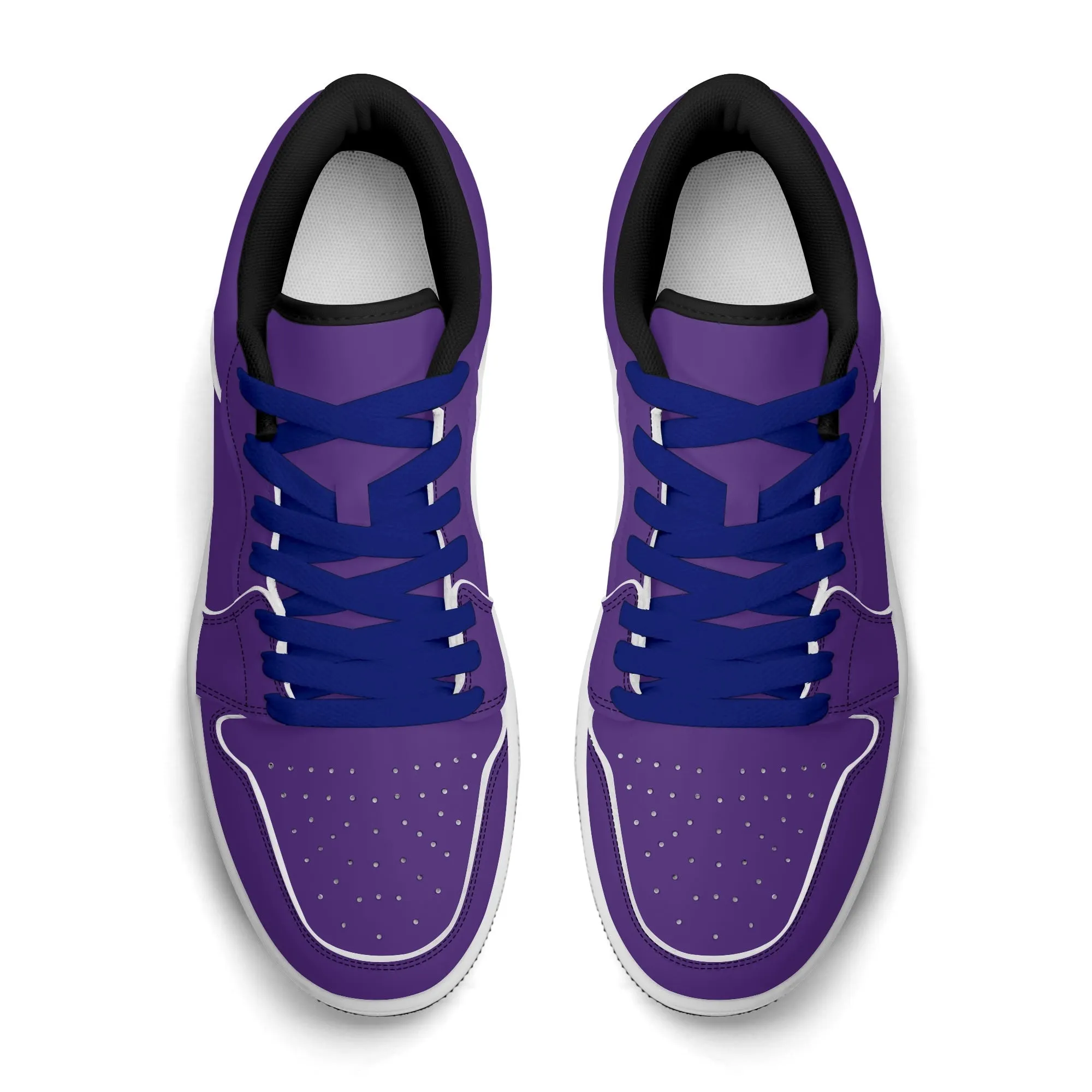 Indigo Low Top Leder Sneaker für Herren